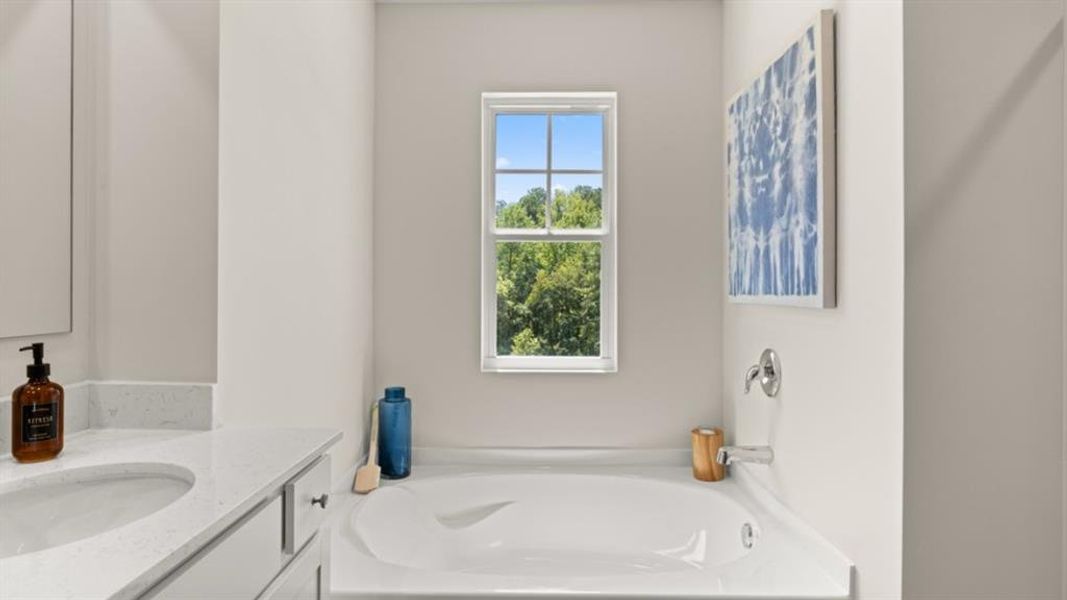 Furnished interior view inside a new home in Braselton Village, Braselton (Image 46). Furnished interior view inside a new home in Braselton Village, Braselton (Image 46).