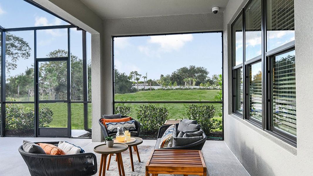 Furnished interior in a model home at Osprey Cove in St. Marys (Image 8).
