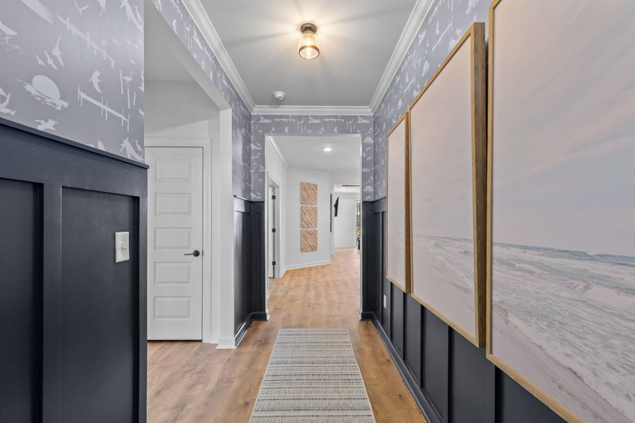 Representative unfurnished interior of a home built from the The Surfrider by Chesapeake Homes in Coastal Club of the Carolinas, Calabash (Image 23).