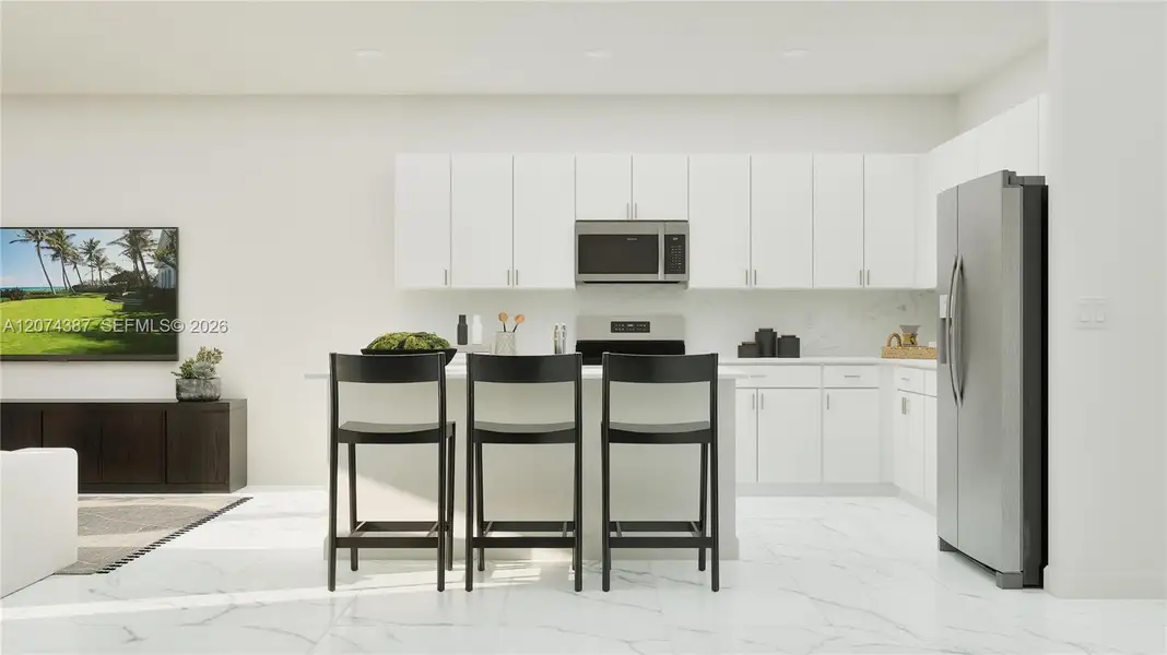 Furnished interior view inside a new home in Solterra, Sunrise (Image 14).