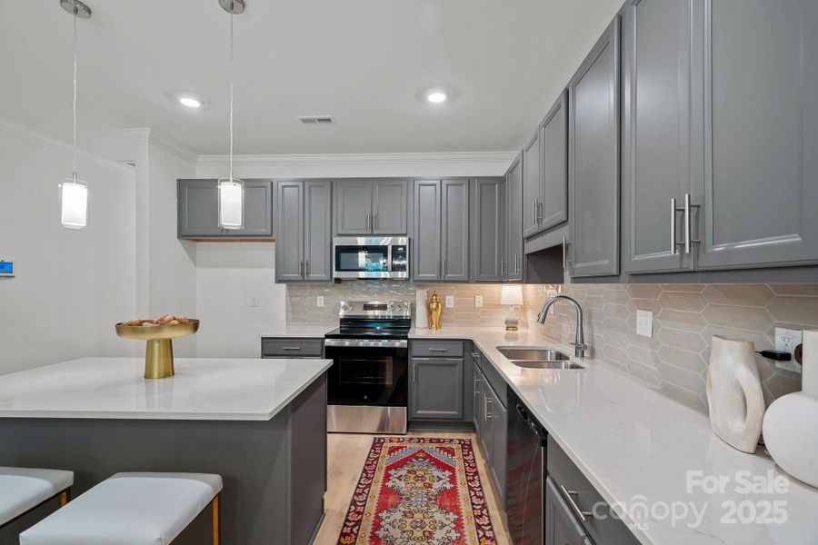 Furnished interior view inside a new home in , Charlotte (Image 11). Furnished interior view inside a new home in , Charlotte (Image 11).