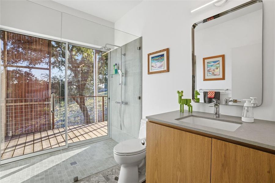 Furnished interior view inside a new home in , Burnet (Image 10).