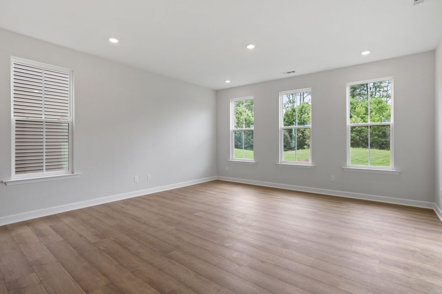 Spacious, unfurnished interior of a new home in Renaissance at White Oak, Garner (Image 17). Spacious, unfurnished interior of a new home in Renaissance at White Oak, Garner (Image 17).