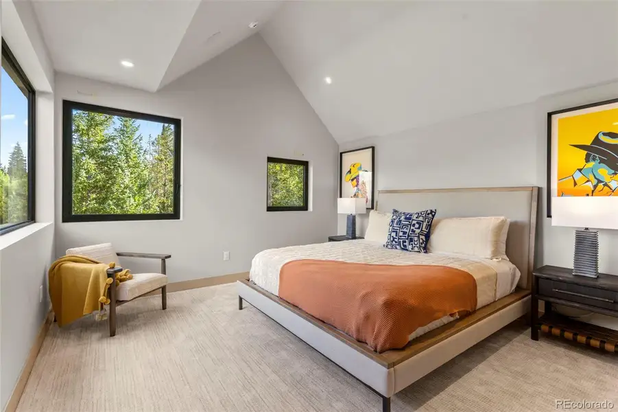 Furnished interior view inside a new home in , Breckenridge (Image 8).