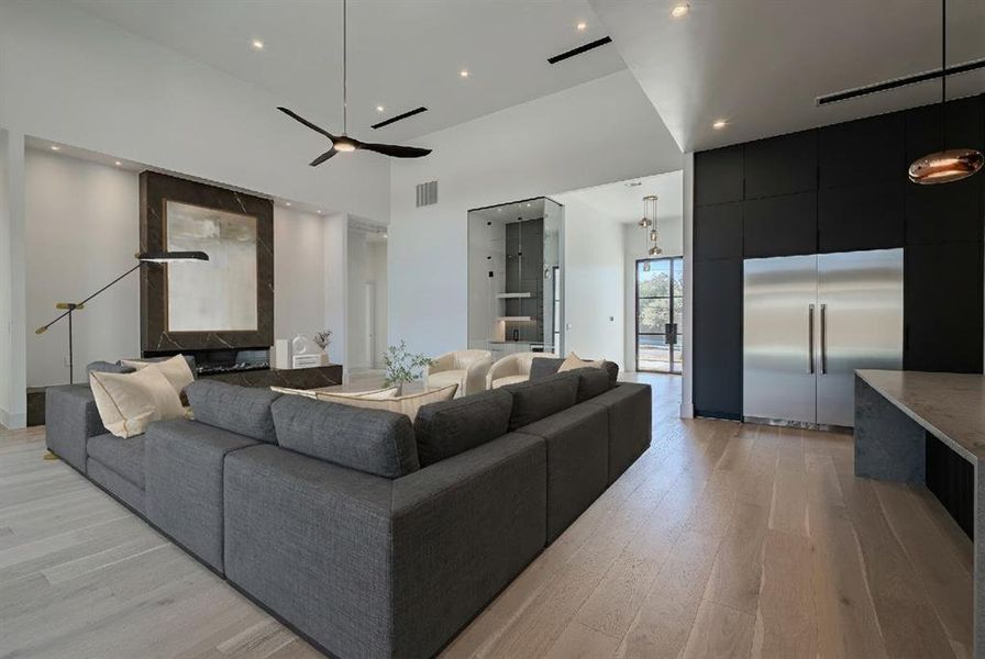 Furnished interior view inside a new home in , Dallas (Image 25).