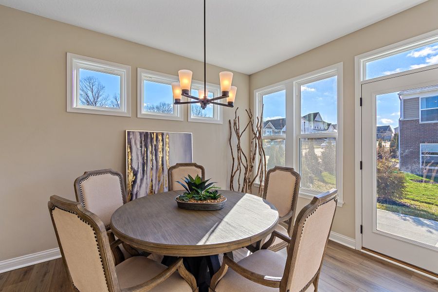 Representative furnished interior of a home built from the Edenton by Fischer Homes in Easton Park, Dallas (Image 8).