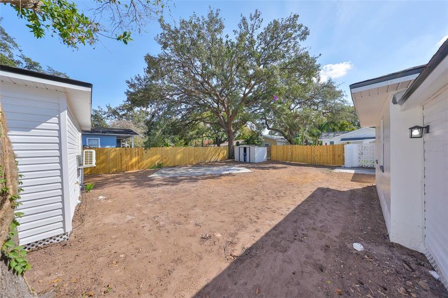 Exterior details and patio area of a home in , Tampa (Image 26). Exterior details and patio area of a home in , Tampa (Image 26).