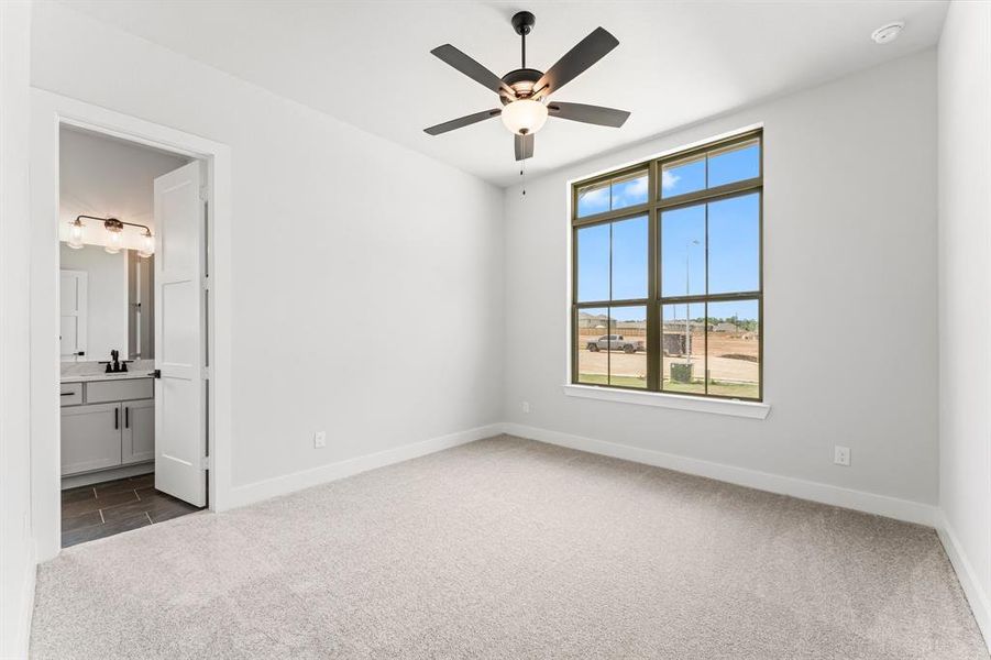 Bedroom 3 with Walk-in Closet and Private Attached Bath