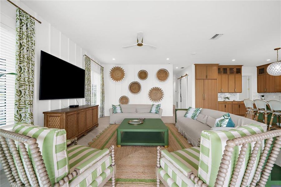 Furnished interior view inside a new home in , Sarasota (Image 16).