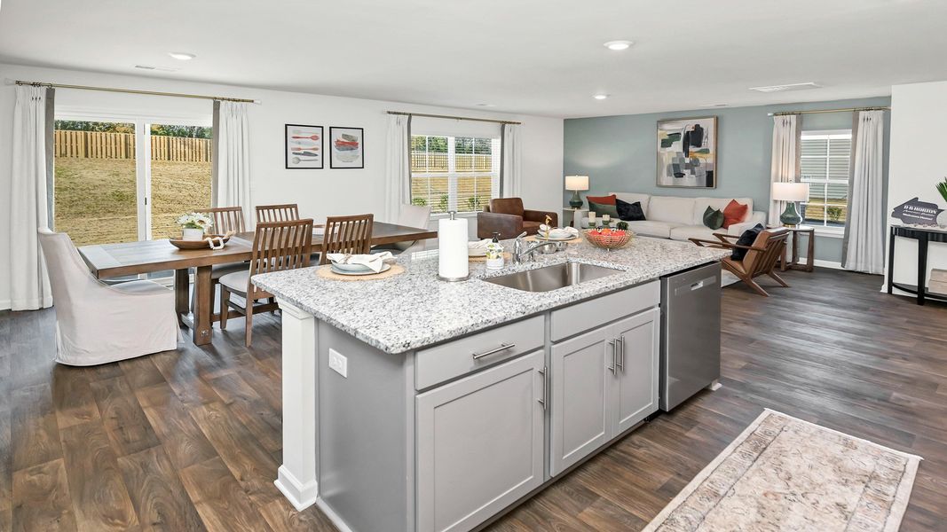 Furnished interior view inside a new home in Grand Oaks, Columbia (Image 8).