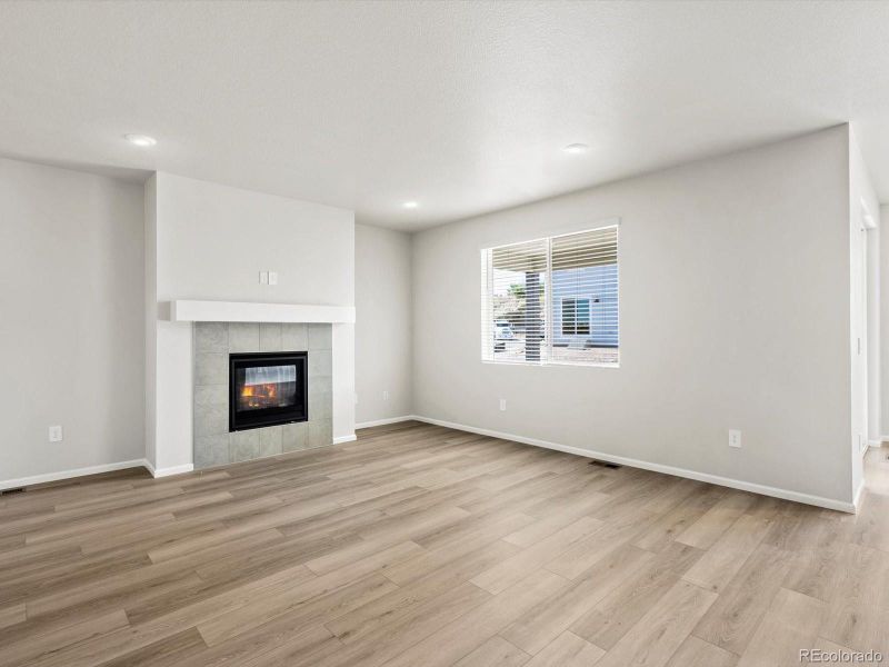 Spacious, unfurnished interior of a new home in Poudre Heights: The Alpine Collection, Windsor (Image 17). Spacious, unfurnished interior of a new home in Poudre Heights: The Alpine Collection, Windsor (Image 17).