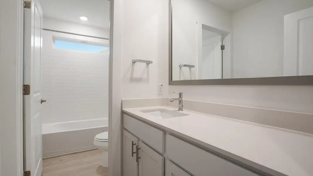 Furnished interior view inside a new home in Rosenbusch Ranch, Leander (Image 8).