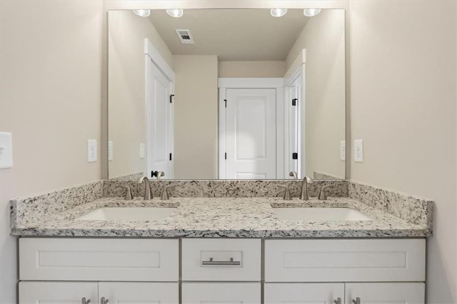 Furnished interior view inside a new home in , Statham (Image 44).