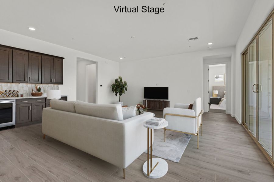 Furnished interior view inside a new home in Tavira at Twin Peaks, Oro Valley (Image 5).