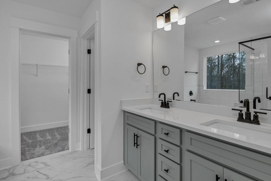 Furnished interior view inside a new home in Clubside Reserve at Summerlake, Lexington (Image 17).