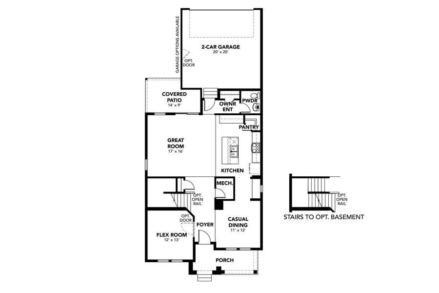 2D floor plan layout for the Brimstone by Brightland Homes in Windler Single Family Homes, Aurora, CO (Image 4). 2D floor plan layout for the Brimstone by Brightland Homes in Windler Single Family Homes, Aurora, CO (Image 4).