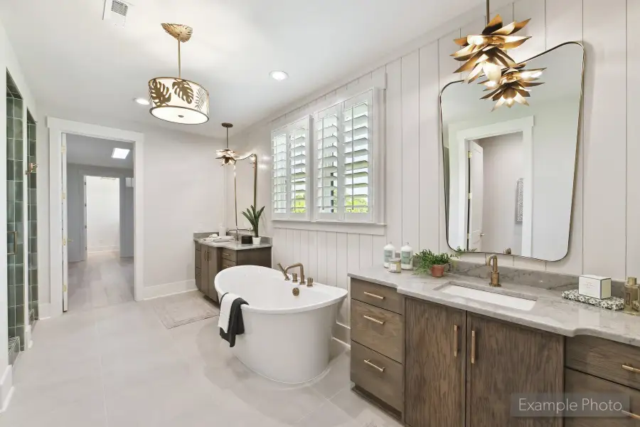 Furnished interior view inside a new home in Stephens Farm, Huntersville (Image 23). Furnished interior view inside a new home in Stephens Farm, Huntersville (Image 23).