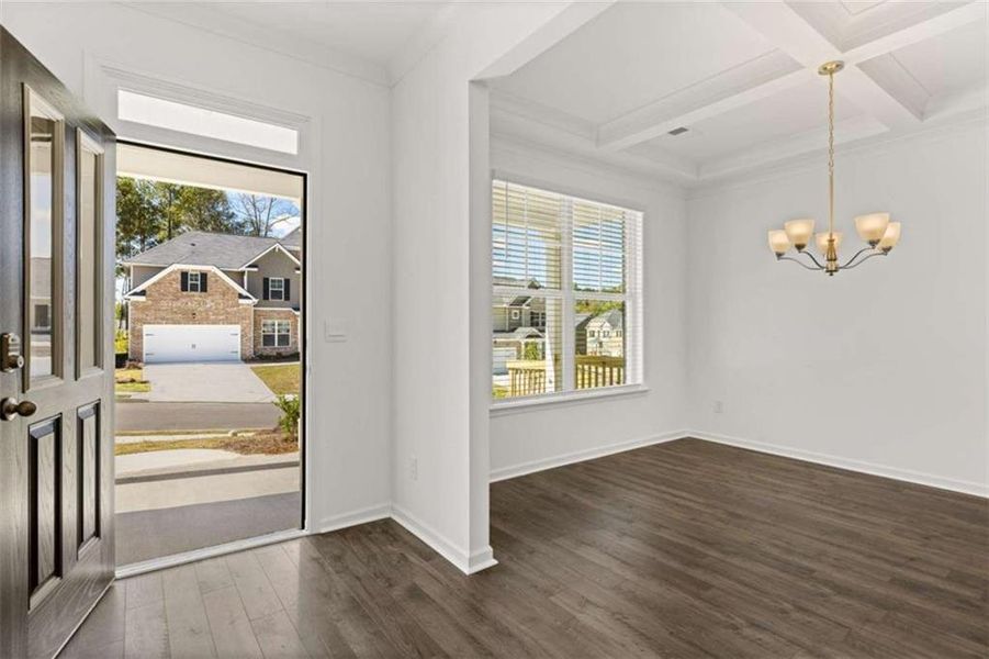 Spacious, unfurnished interior of a new home in Water Oak Estates, Lawrenceville (Image 41). Spacious, unfurnished interior of a new home in Water Oak Estates, Lawrenceville (Image 41).