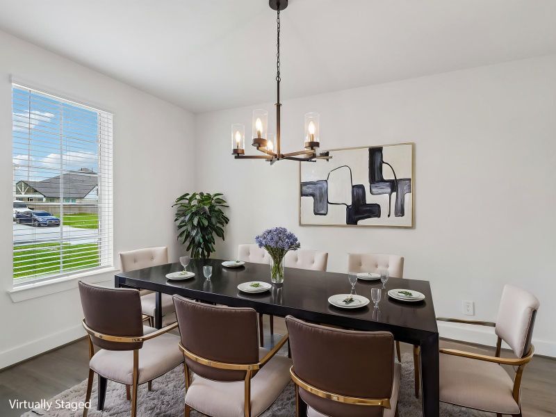 Furnished interior view inside a new home in Kingdom Heights, Rosenberg (Image 6).