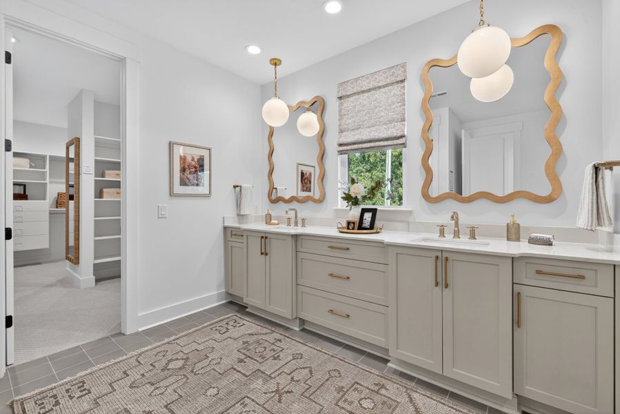 Representative furnished interior of a home built from the Laguna Sur by Classica Homes in Enclave at McKee, Charlotte (Image 57).