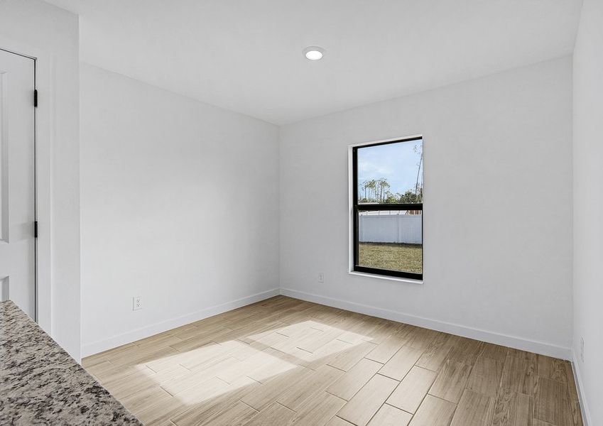 Enjoy a cup of coffee in the dining room Enjoy a cup of coffee in the dining room