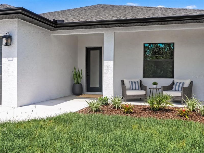 Exterior details and patio area of a home in , Rotonda West (Image 4).