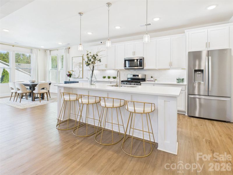 Furnished interior view inside a new home in Kinghurst Cove, Charlotte (Image 10).