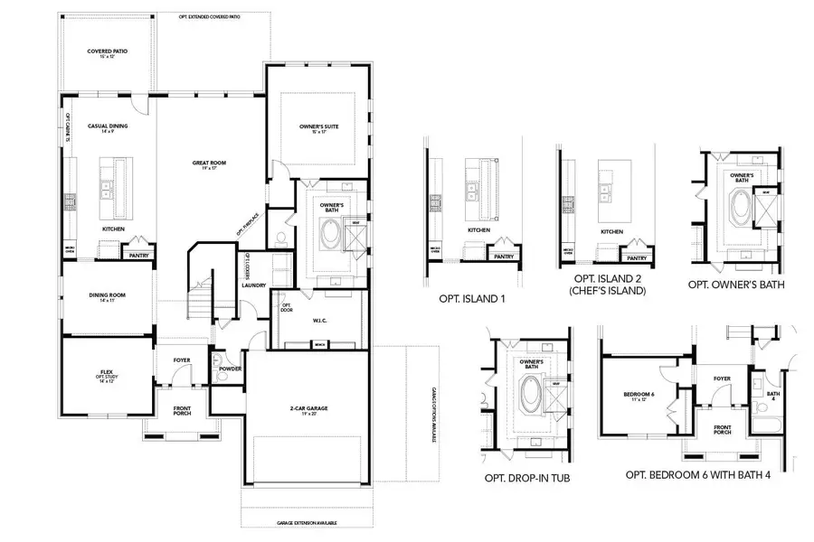 2D floor plan layout of this home in Retreat at San Gabriel, Georgetown, TX (Image 2). 2D floor plan layout of this home in Retreat at San Gabriel, Georgetown, TX (Image 2).