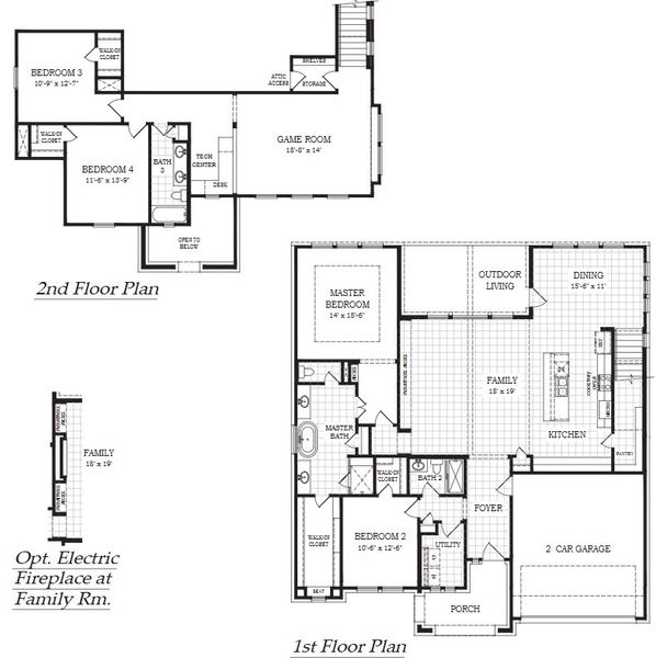 Image 7 representing the Hattie by Chesmar Homes in The Grove at Blackhawk, Pflugerville, TX.