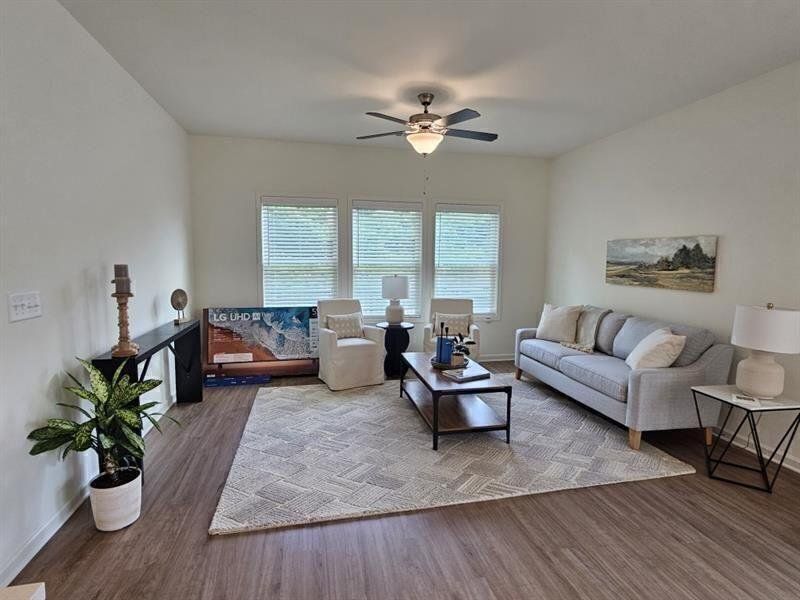 Furnished interior view inside a new home in , Dawsonville (Image 14).
