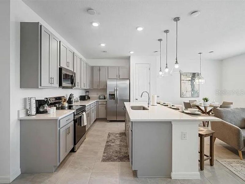 Furnished interior view inside a new home in , Davenport (Image 6).