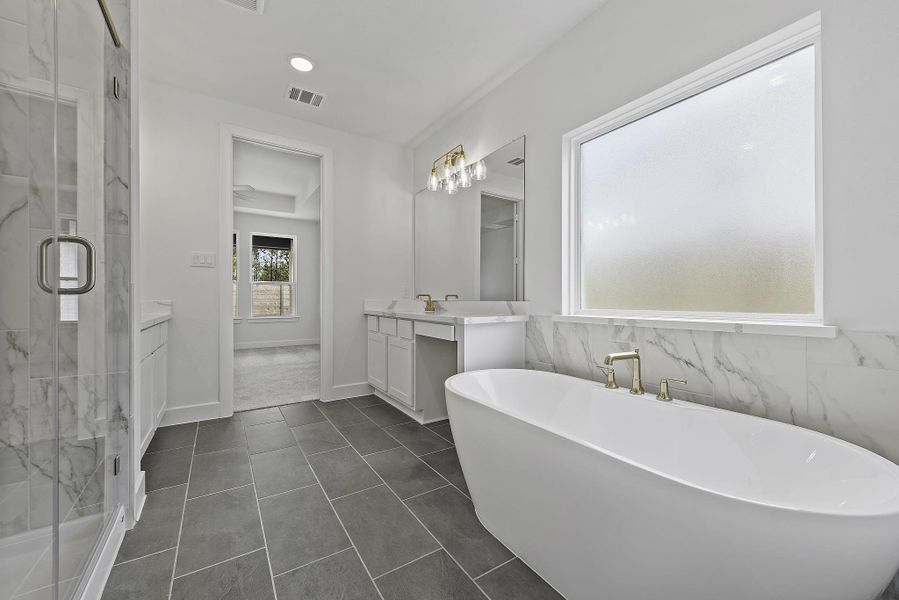 Furnished interior view inside a new home in ARTAVIA®, Conroe (Image 12).