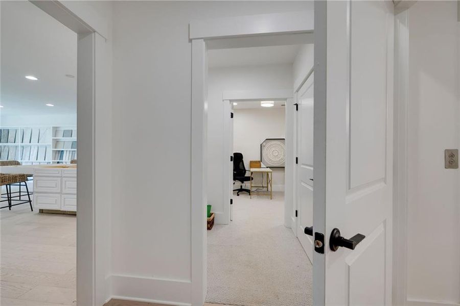 Spacious, unfurnished interior of a new home in Soleil Belmont Park, Canton (Image 22).