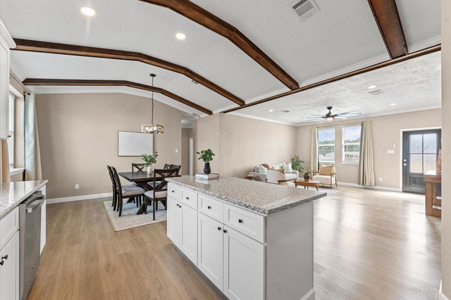 Furnished interior view inside a new home in , Huffman (Image 7). Furnished interior view inside a new home in , Huffman (Image 7).