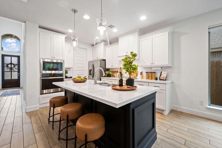 Furnished interior view inside a new home in The Highlands, Porter (Image 11).