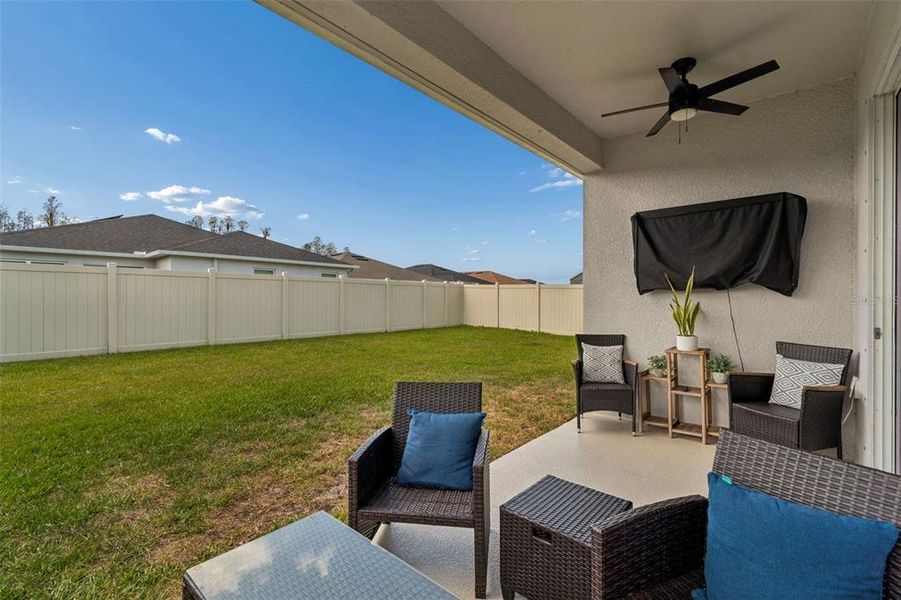 Exterior details and patio area of a home in Riverstone, Land O' Lakes (Image 25). Exterior details and patio area of a home in Riverstone, Land O' Lakes (Image 25).