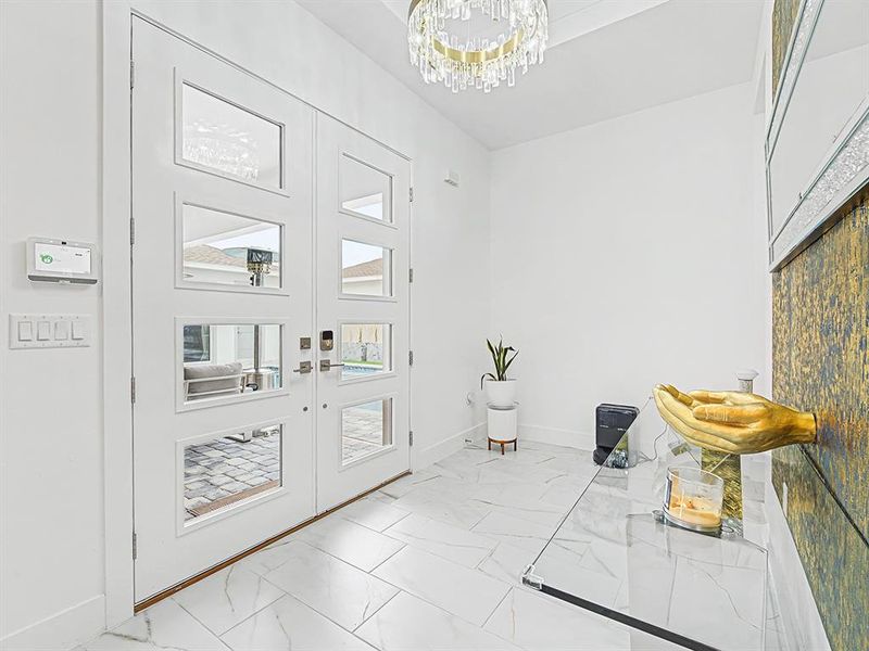 Furnished interior view inside a new home in , San Antonio (Image 53).