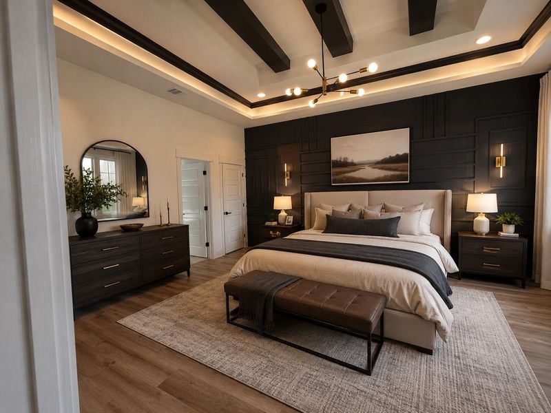 Furnished interior view inside a new home in , Pasadena (Image 11).