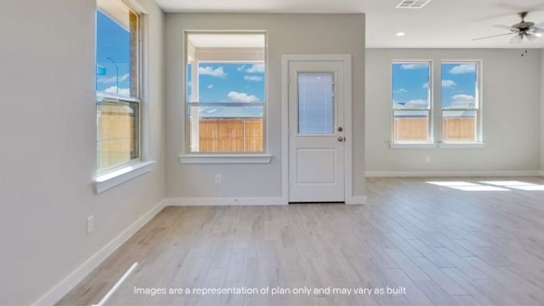 Representative unfurnished interior of a home built from the Blanco by D.R. Horton in Homestead at Parks Bell Ranch, Odessa (Image 14).