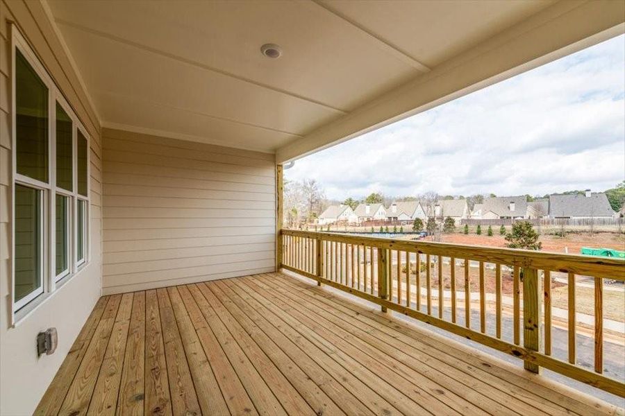 Exterior details and patio area of a home in Wilkins Walk, Mableton (Image 2).