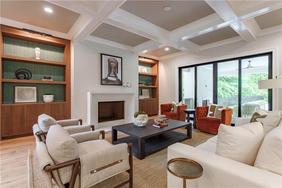 Furnished interior view inside a new home in , Atlanta (Image 28).