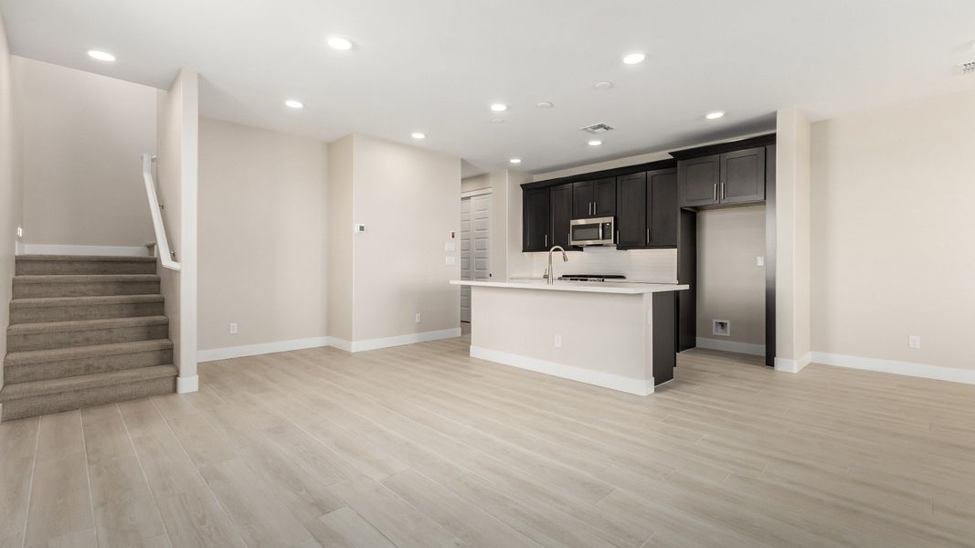 Representative furnished interior of a home built from the The Delaney by DRB Homes in Surprise City Center, Surprise (Image 13).