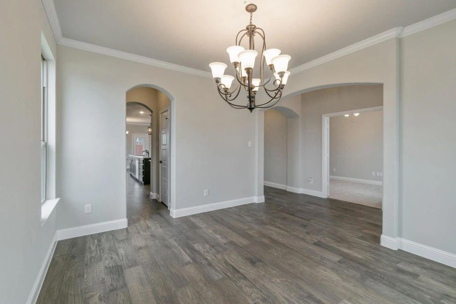 Dining Room | Concept 3218 at Villages of Walnut Grove in Midlothian, TX by Landsea Homes