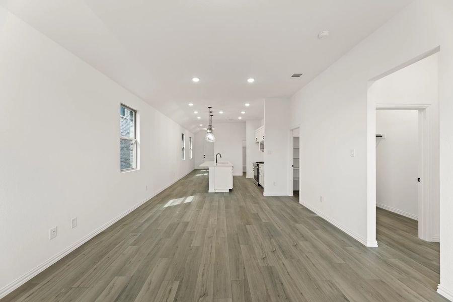 Open Kitchen-Living-Dining Room Representative Photo