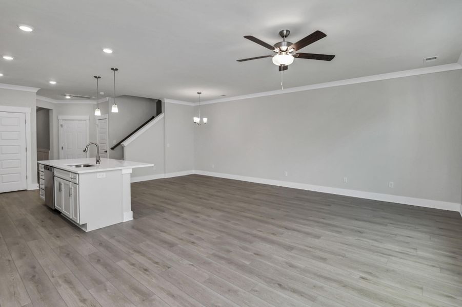 Spacious, unfurnished interior of a new home in Lake Carolina Townhomes, Columbia (Image 25).