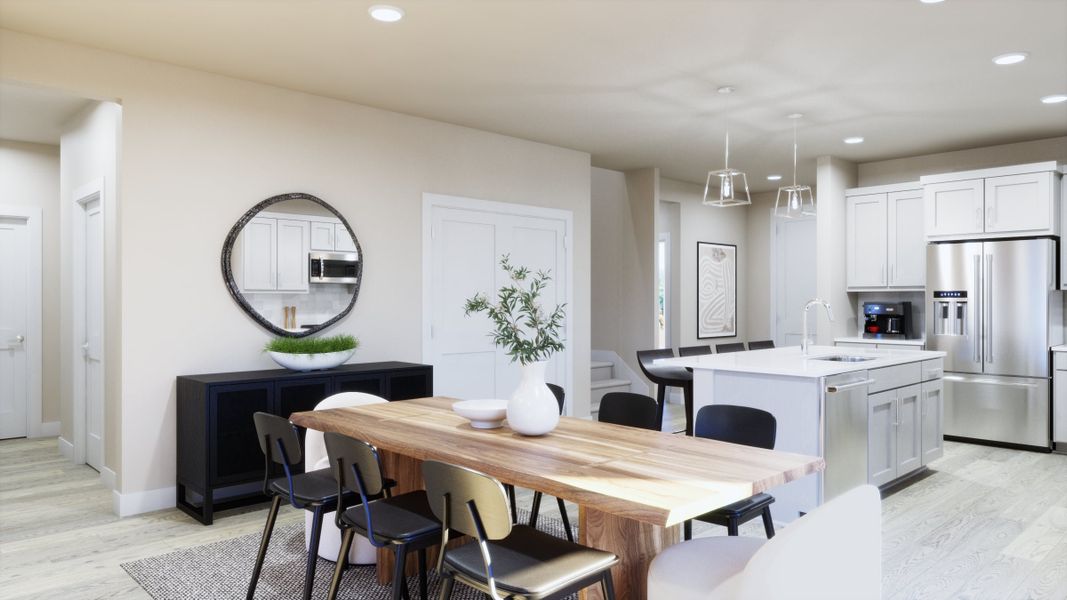 Furnished interior view inside a new home in Parkton Square, Kyle (Image 5).