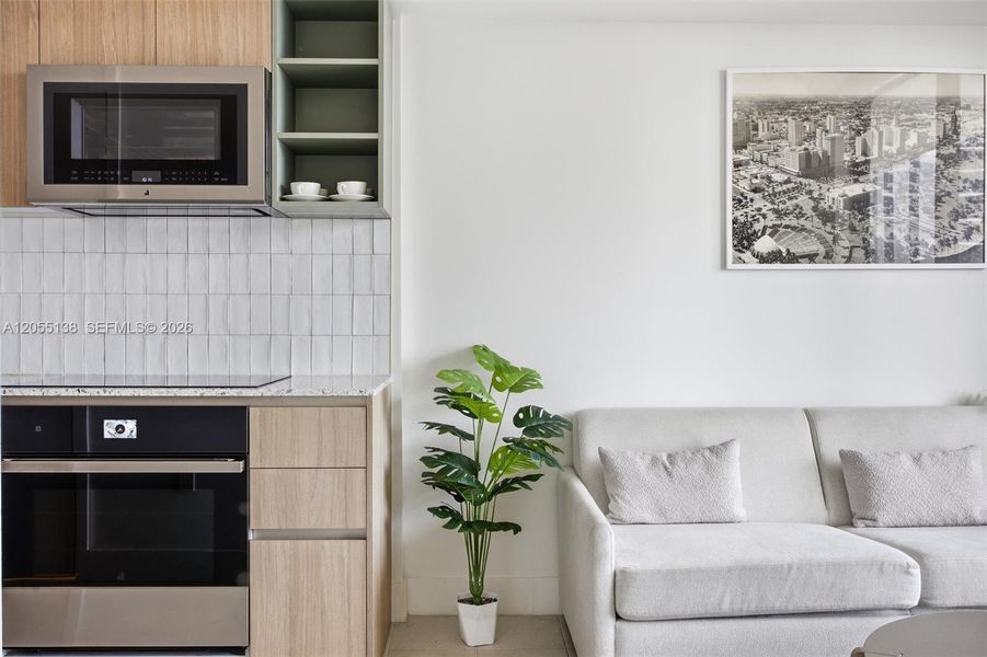 Furnished interior view inside a new home in , Miami (Image 8). Furnished interior view inside a new home in , Miami (Image 8).