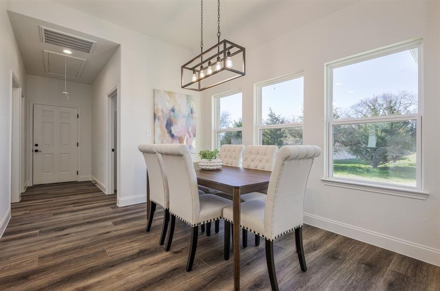 Furnished interior view inside a new home in , Farmersville (Image 10).