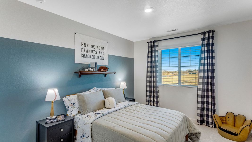 Furnished interior view inside a new home in The Ridge at Lorson Ranch, Colorado Springs (Image 14).