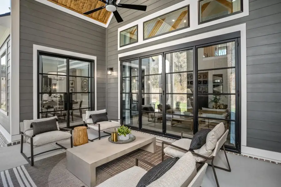 The Belvidere Outdoor Living Area The Belvidere Outdoor Living Area